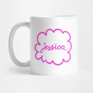 Jessica. Female name. Mug